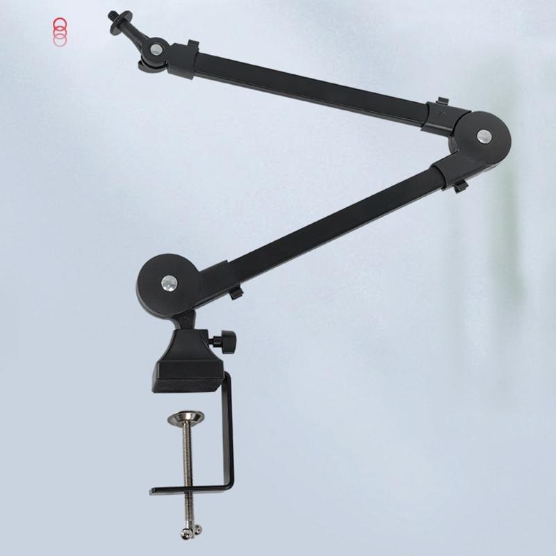 Professional Metal Microphone Arm Stand Stable and Durable Microphone Holder Perfect for Recording and Podcasting