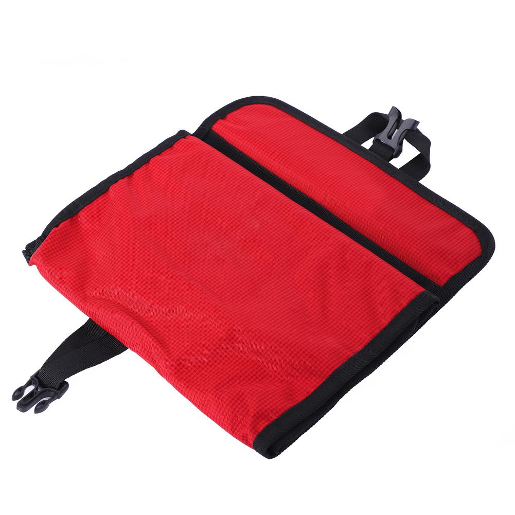 Folding Climbing Mountain Storage Bag Carry Hanging Hooks Rope Bag Red