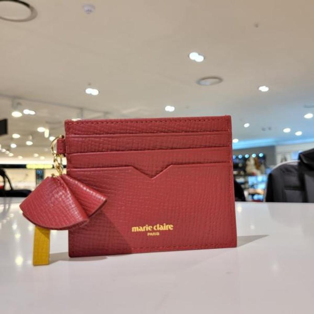 Marie Claire Ultra-Slim Natural Leather Casual Card Holder Wallet