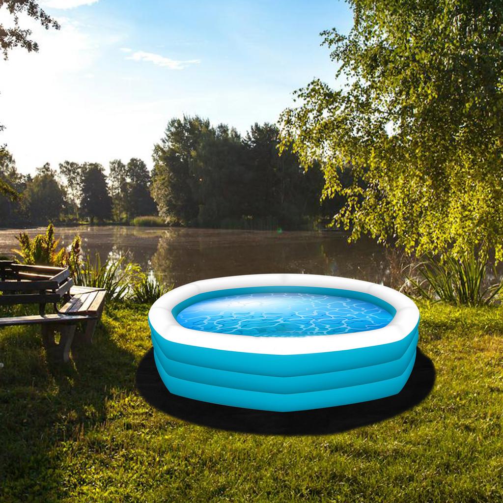 Waterproof Non-Slip Round Mat for Hot Tub Floor Cushion High Absorbency Anti-Fatigue Pad Ideal Yoga Kitchen Pet Bbq Car