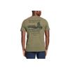 Timberland Round Neck Casual Sports Letter Print Short Sleeve T-Shirt Men Tops Green A2534-A58