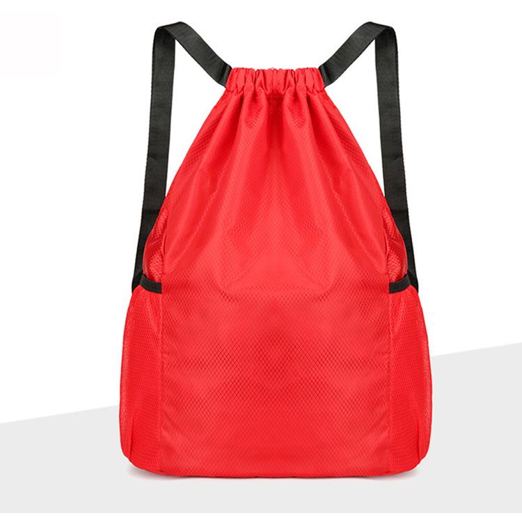Custom Logo Drawstring Backpack for Travel, Sports, Gym, Hiking, Football & Basketball
