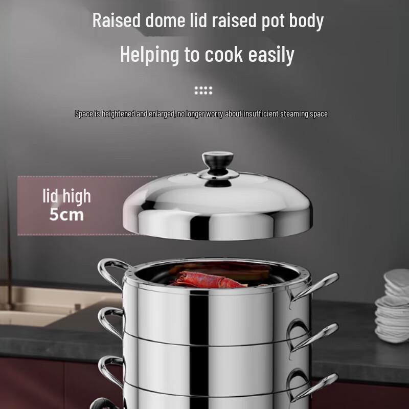 Sule 304 Stainless Steel Multi-Layer Steamer