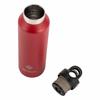 REVOMAX2 Stainless Steel Water Bottle, 592mL, One-Touch Vacuum Insulated, Keeps Hot or Cold Water, Suitable for Carbonated Water, Fire Red, DWF-20427B