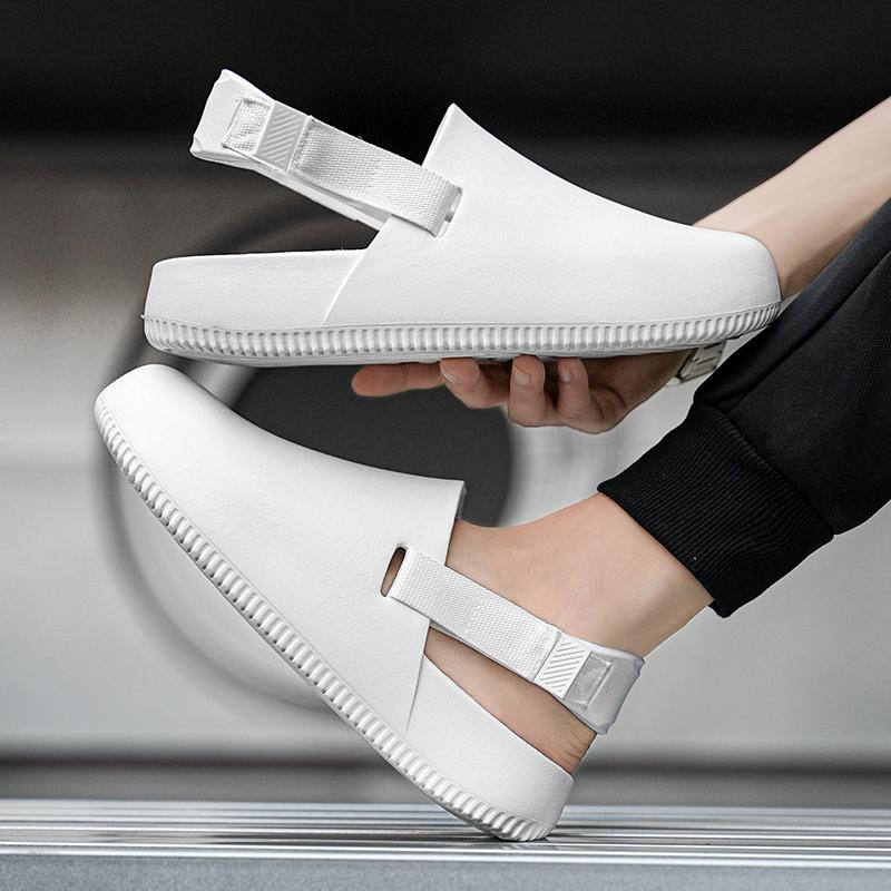 Men's Casual Closed Toe Shoes EVA Thick-soled Sandals Outdoor Beach Shoes