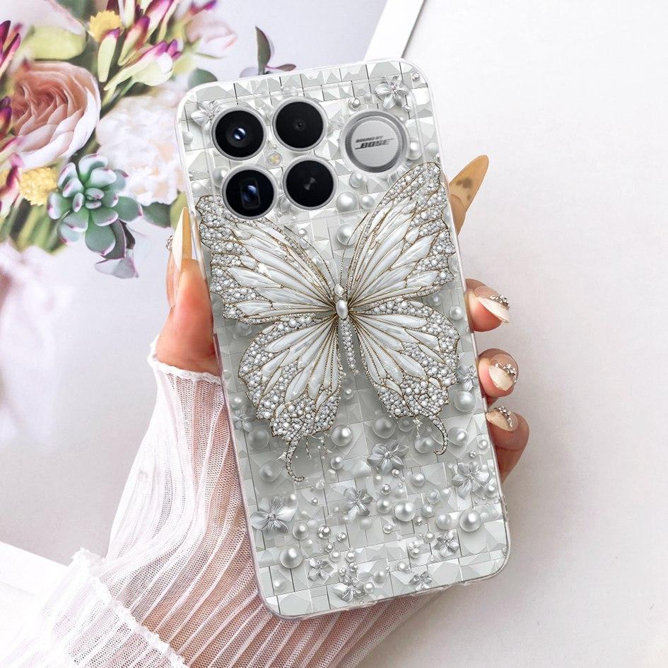 For Xiaomi POCO F8 Ultra Case Luxury Dragon Cartoon Transparent TPU Protection Cover For Poco F8 Pro Ultra PocoF8 Pro Soft Funda