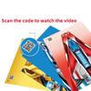 36pcs Children Creative Origami Paper Planes Folding Diy Parent-child Full Color Handicraft Toy Aircraft Educational Toy
