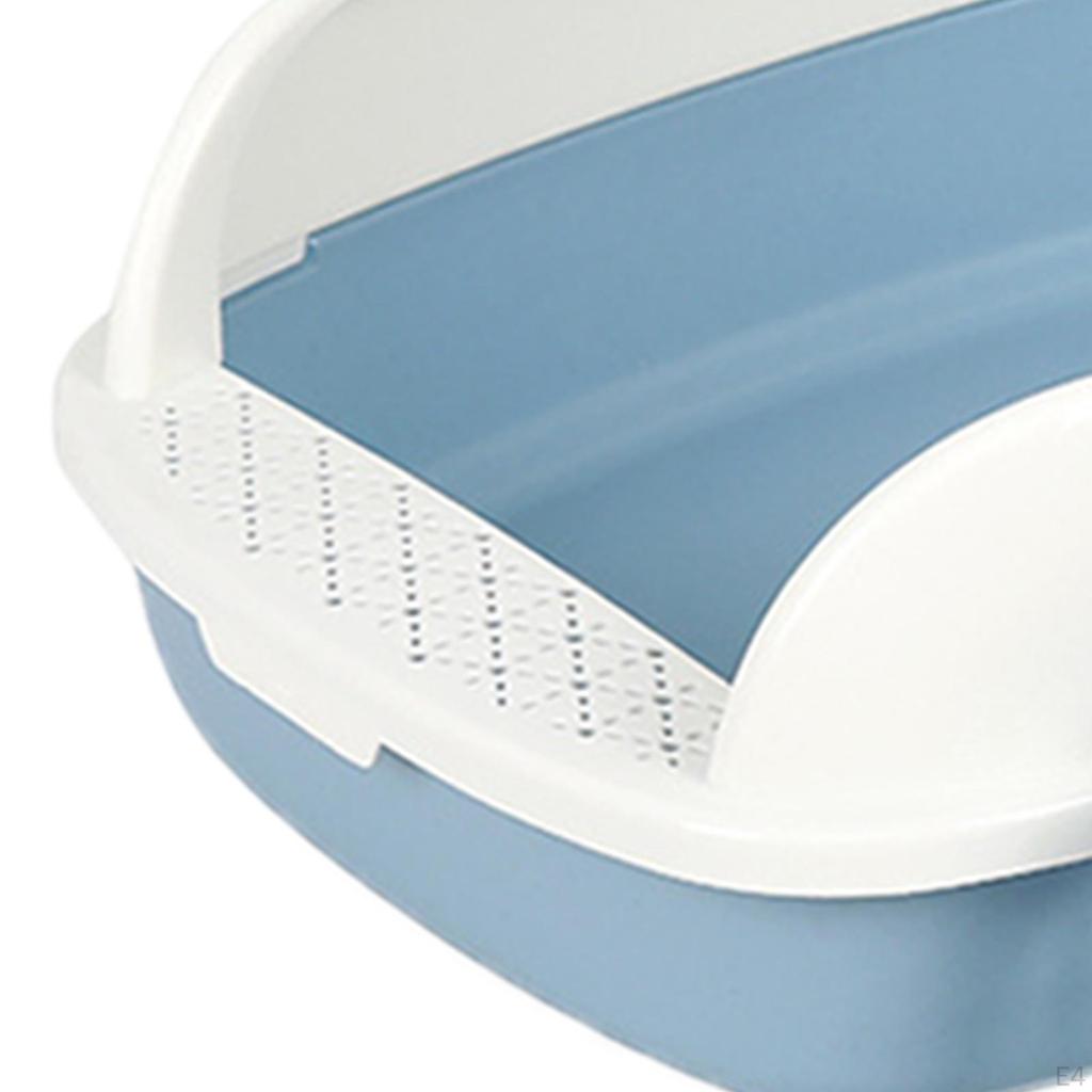 Cat Easy Clean Durable Semi-Enclosed Toilet Bedpan for Puppy Kittens