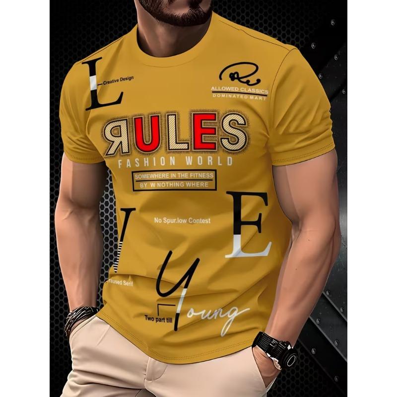 New Summer Men's 3D Digital Printed Soccer Jersey, Loose Fit, Breathable, Quick-Drying, Short-Sleeve Sports Training Jersey