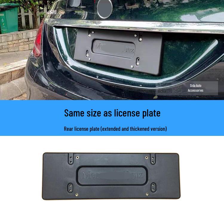 Mercedes W156 GLA200/220/260 Front & Rear License Plate Bracket Holder