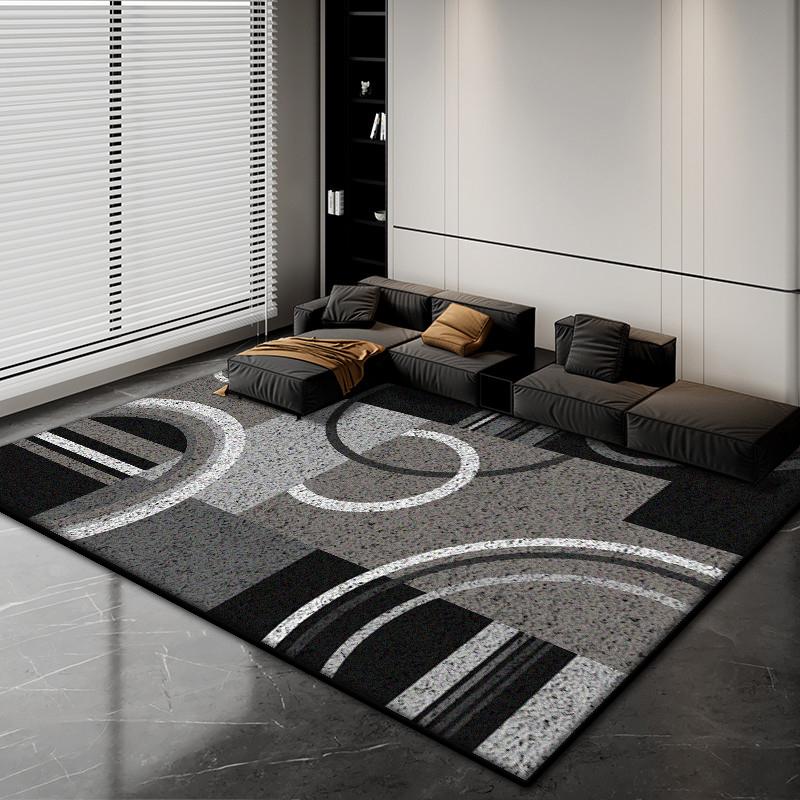 Nordischer Abstrakter Luxusteppich Heimdekoration Wohnzimmer Flauschige Plüschteppiche 200x300cm Schlafzimmer Büro Bereich Rutschfeste Bodenmatten