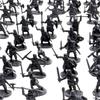 30/100pcs 1.06inch Medieval Soldier Model Golden/Grey Role Playing Doll Collection Sand Table Scenario Exercise Decoration YMY