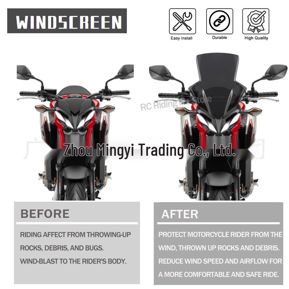 Honda CB650F 2014-2020 Motorcycle Front Windshield Deflector