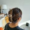 Extra-large, oversized metal hair clip hairpin