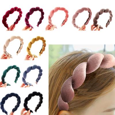 Yoga Schweißband Stirnband Schwamm Stirnband Zopf Stirnband Spa Stirnband Samt Stirnband Make-up Stirnband Hautpflege Stirnband