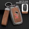 Vrdpn5 Suitable for Seat Ateca Leon FR 2 Ibiza Zinc Alloy Car Key Cover High-end Genuine Leather Car Key Case Buckle Auto Accessories
