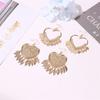 Women's Simple Fashion Long Drop Water Leaf Fringe Earrings