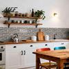Decorative 3D Texture Wall Paper Peel And Stick Backsplash, Brick Panels, Self Adhesive Heat Resistant Stove Cover Tile, Faux Stone Wallpaper,