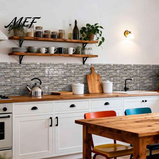 Decorative 3D Texture Wall Paper Peel And Stick Backsplash, Brick Panels, Self Adhesive Heat Resistant Stove Cover Tile, Faux Stone Wallpaper,
