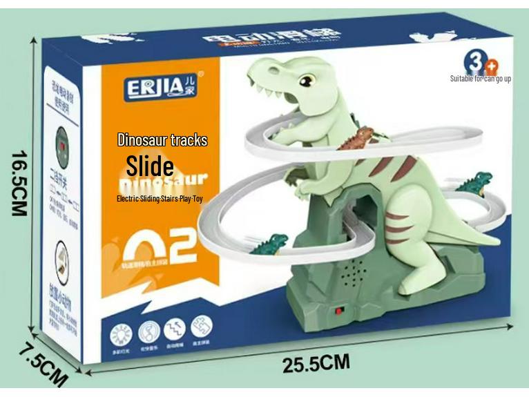 Electric Sound Effect Dinosaur Climbing Toy - Children s Educational Car Toy Chinese Version