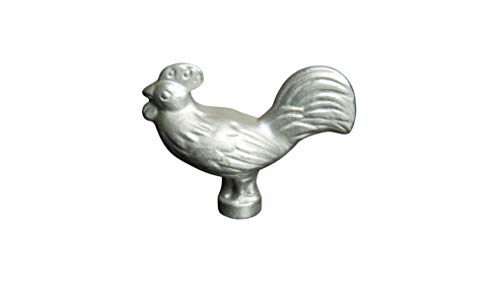 

STAUB 40509-346-0 Ручка для крышки Rooster, чугун, серебро