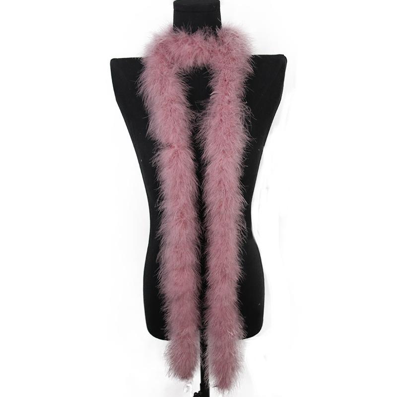 Thickened Encrypted Large Turkey Feather Strips Colored Top Scarves Stage Performance Costume Accessories