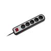 Rebel 1.5m 5-socket Power Strip Extension Cord