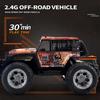 Remote Control Car, 2.4G Rechargeable Electric Off-Road Vehicle with LED Lights 3 Batteries, Car