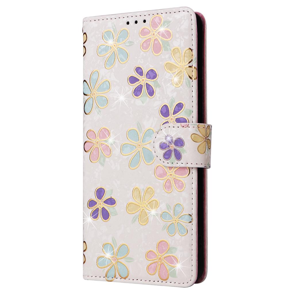 For Xiaomi Redmi Note 13 5G Wallet Case RFID Blocking Lacquered Leather Cover