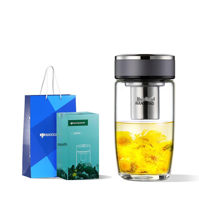 Wanxiang U195A Borosilicate Glass Tea Infuser Bottle