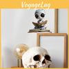 Cute Reading Halloween Book Skeleton Switch Sticker Wall Sticker For Decor Home