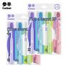 Sanban Rainbow Soft-Bristle Toothbrush 8-Pack