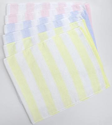 Ensemble de 6 serviettes de bain à rayures pour femmes Oboro