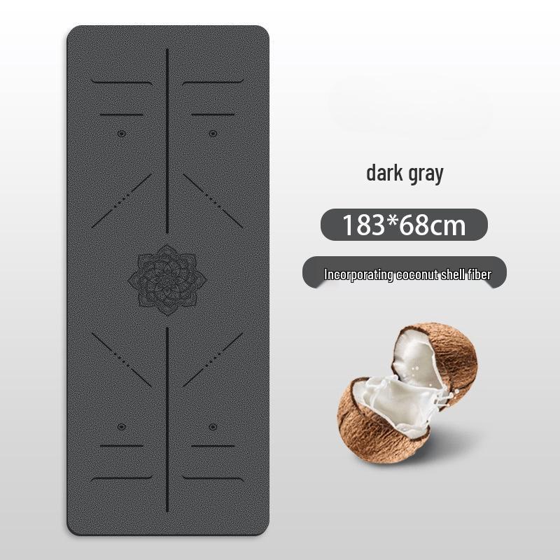 Sanfan Frosted PU Natural Rubber Yoga Mat