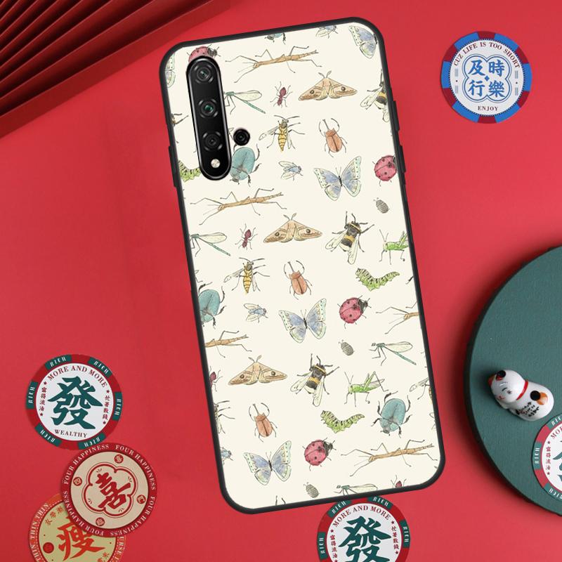 Beetles Insects For Huawei Nova 12s 7i 8i 11i 12i Y73 Y70 Y90 Y60 Y72 Y61 Y91 9 10 SE P30 Pro P40 Lite Case