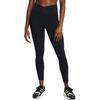 Under Armour UA Meridian Crossover Leggings da Donna a Vita Alta, Vestibilità Aderente, Monocolore, Nero 1383604-001