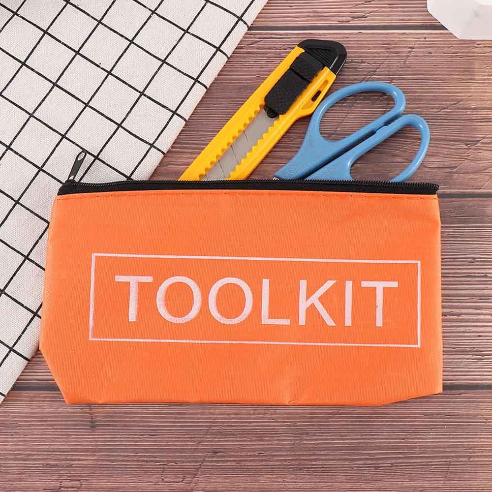 600D Oxford Cloth Portable Pouch Simple Style Tool Kit Case Wrench Bag Waterproof Zipper Storage