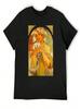 Tričko Flower od Alphonse Muchy Roztomilé oblečení Luxusní designérské pánské oblečení T-shirty s vysokou gramáží Pro unisex