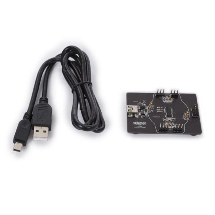Convertisseur USB-série - Whadda - WST1201 - Reprogrammation Arduino - Couleur Noir - Rechargeable USB