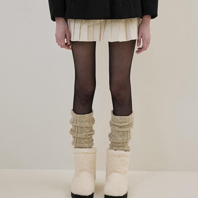Rosefrantz Leg Warmer [Beige]