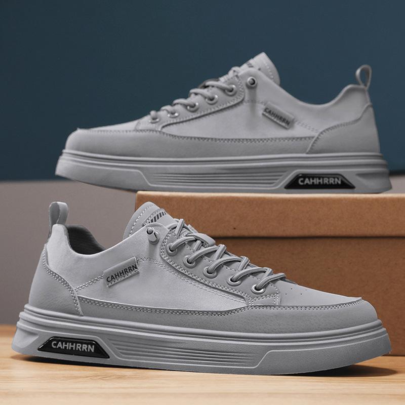 Little white shoes men's trendy brand casual thin breathable summer sports board shoes men's lazy one-pedal shoes