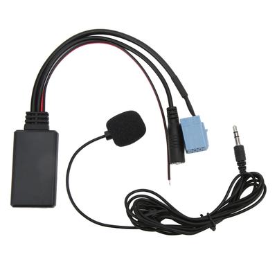 Bluetooth5.0 AUX IN Cable 3.5mm Jack ISO 8Pin 7 607 897 093 Handsfree Microphone Replacement for Bora for Blaupunkt