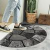1 Pezzo Tappetino di Benvenuto Patchwork di Pietra a Semicerchio Antiscivolo per Esterno Patio Portico Cucina Bagno Ingresso Tappetino per Pavimento