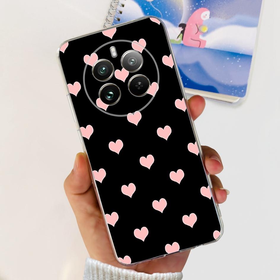 For Realme 12 Pro Plus Case Popular Flower Astronaut Soft Clear Silicone Phone Cover on Realme 12 Pro 5G 2024 Funda RMX3842 Case