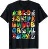 Alphabet Animals Cute Fun Cartoon ABC for Kids T-shirt