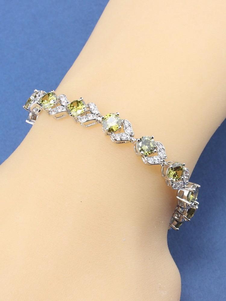 Original  Charms France Elegant Women Fine Jewelry Accessories 12 Colorful Adjustable Length Chain Link Bracelet For Girls