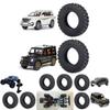 114 Scale Model Truck Tire Set For Tamiya Rc Construction Vehicles With Durable Plastic Design