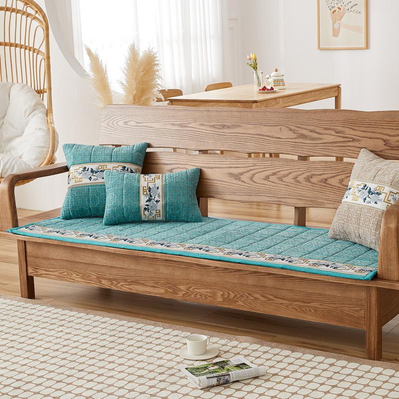New Chinese Seat Cushion Chenier Solid Wood Mahogany Sofa Cushion Non-Slip Cover Towel Household Mattress Thickened For All Seasons