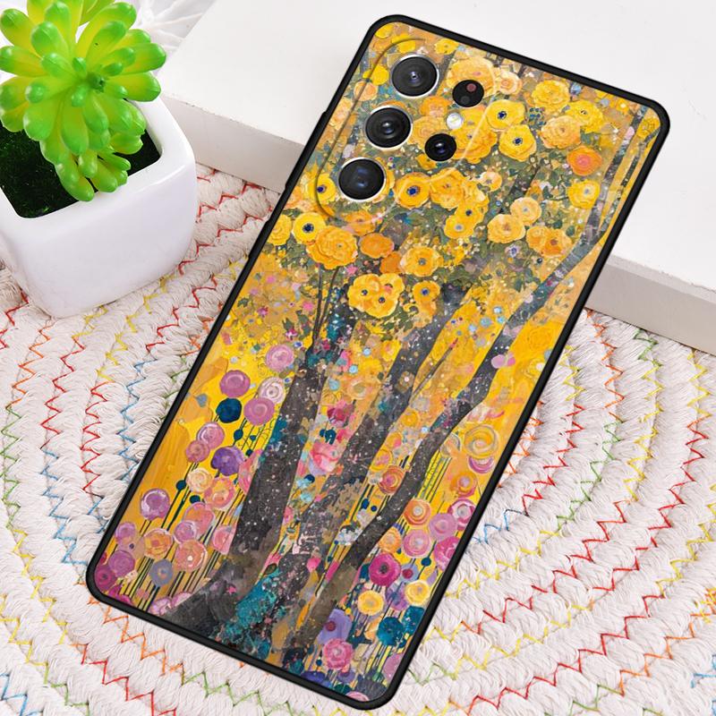 

Kiss by Gustav Klimt Silicone Phone Case For Samsung Galaxy note 10 pro S26 S25 S24 S23 S22 S21 Plus S25Ultra Capa Cover Galaxy S24