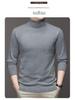 Men's Fashion Anti-Pill Turtleneck Sweater - Trendy Solid Color Knit, Long Sleeve Bottoming Shirt